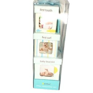 3/$15 or 5/$20 NEW Pearhead little keepsake box set